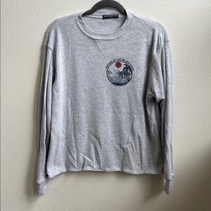 Brandy Melville John Galt Natives of the Golden Coast long sleeve gray one size